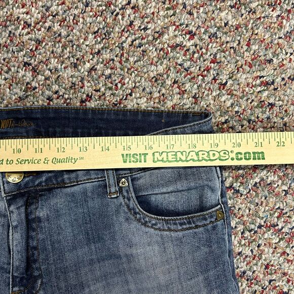 Kut From The Kloth Blue Medium Wash Mid-Rise Straight Leg Cropped Jeans Size 16W - Picture 12 of 13